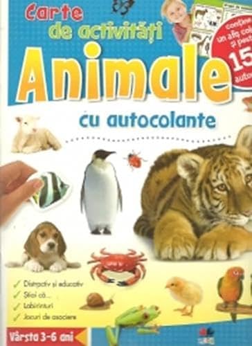 Animale. Carte De Activitati Cu Autocolante von Litera Mica